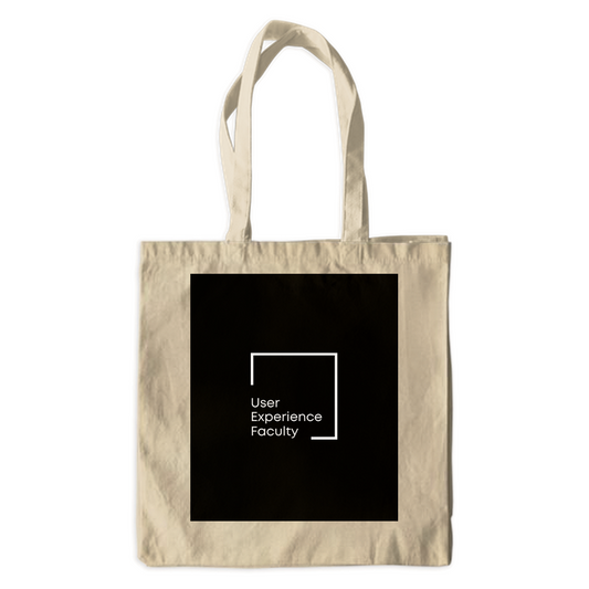 UX Faculty branded canvas tote bag